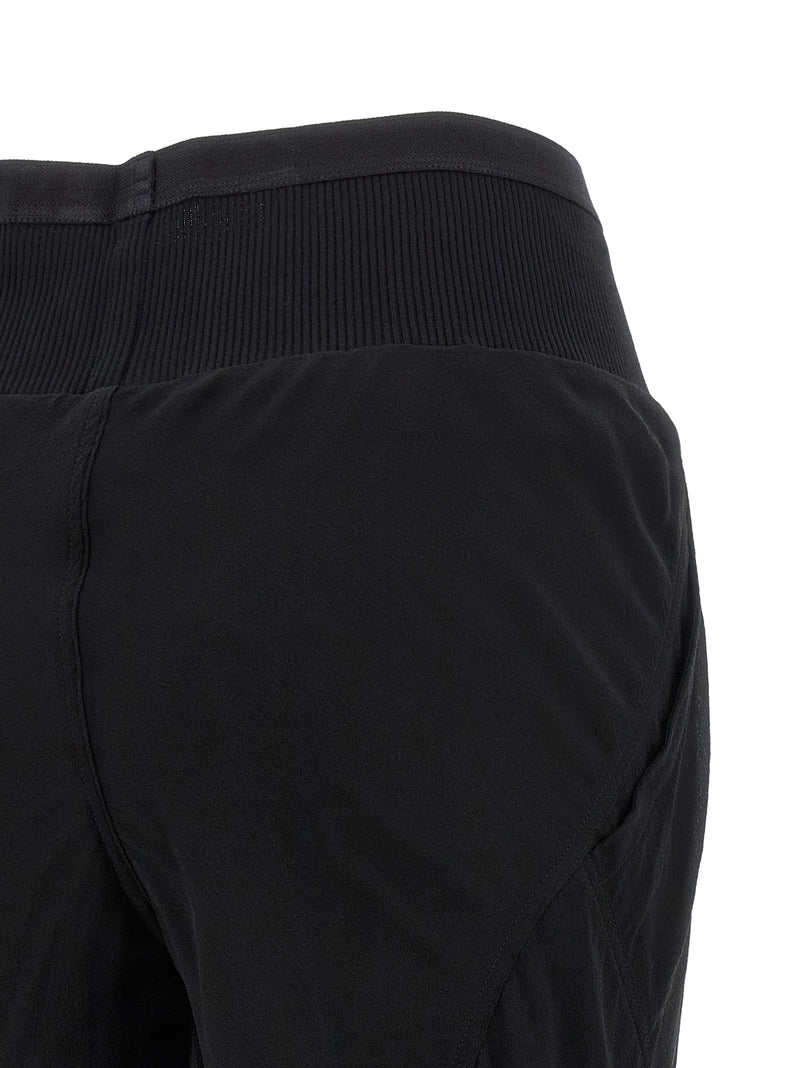 Rick Owens Black Silk Flared Pants