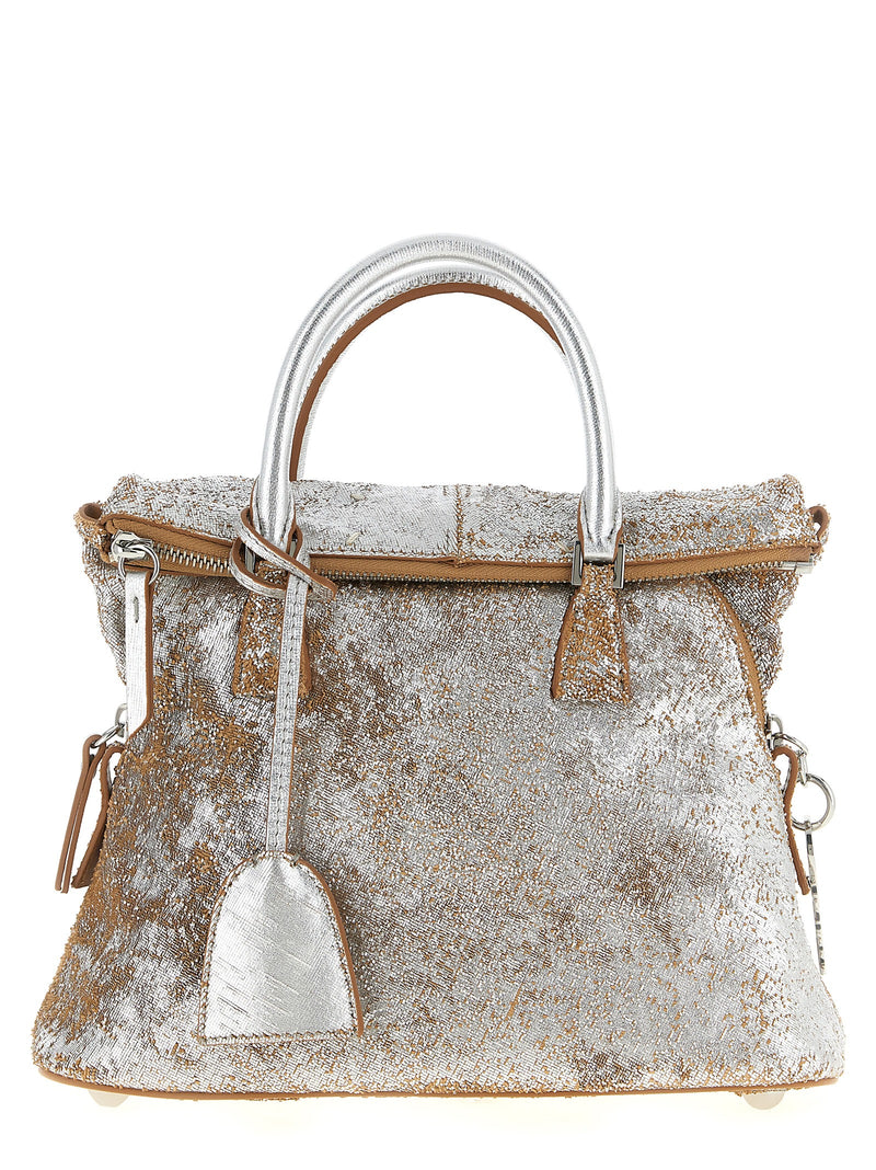 Maison Margiela Silver Lambskin Handbag