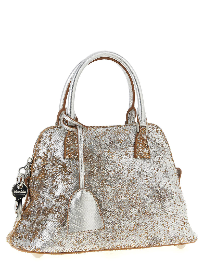Maison Margiela Silver Lambskin Handbag