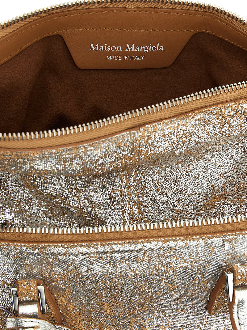 Maison Margiela Silver Lambskin Handbag