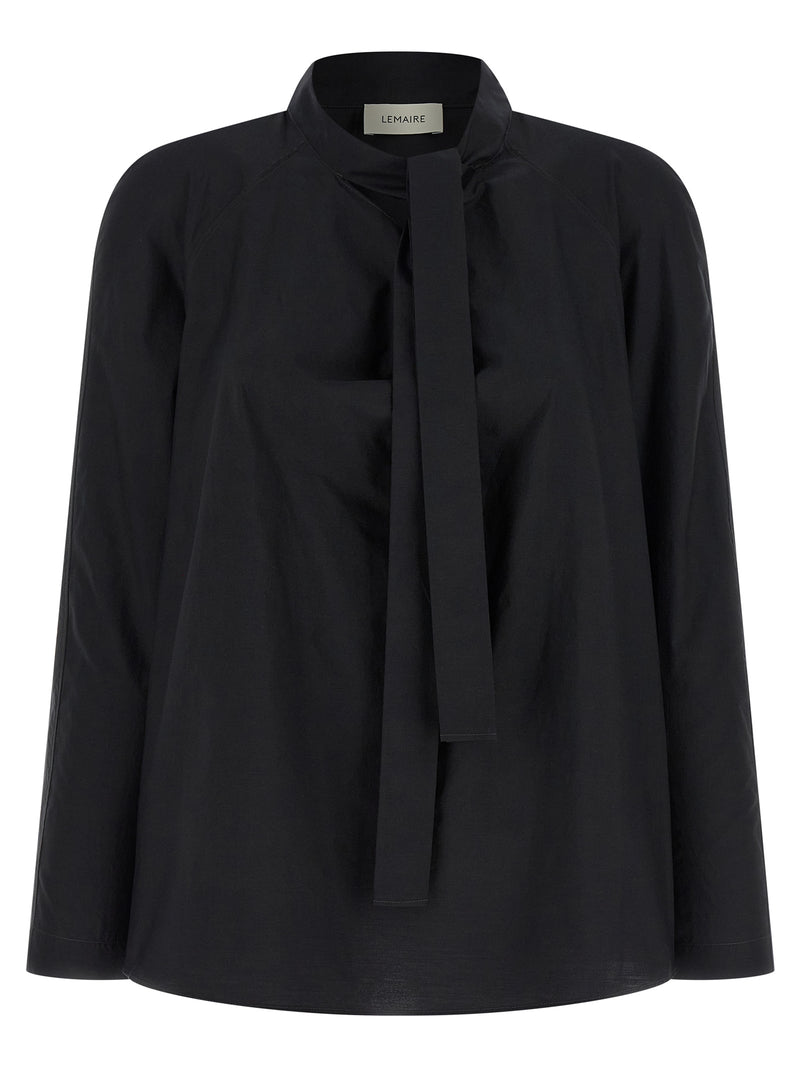 Lemaire Black Cotton Blouse