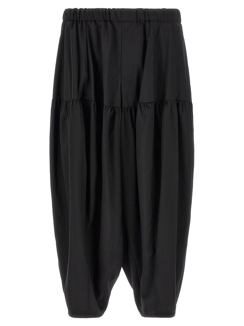 Comme Des Garçons Black Polyester Casual Pants