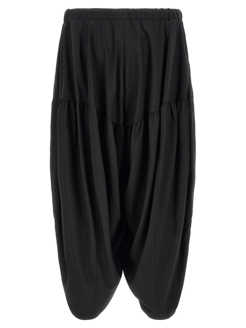Comme Des Garçons Black Polyester Casual Pants