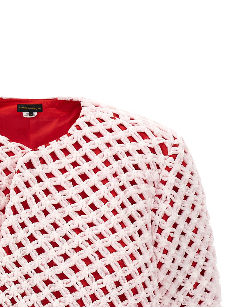 Comme Des Garçons Multicolor Polyester Blazer