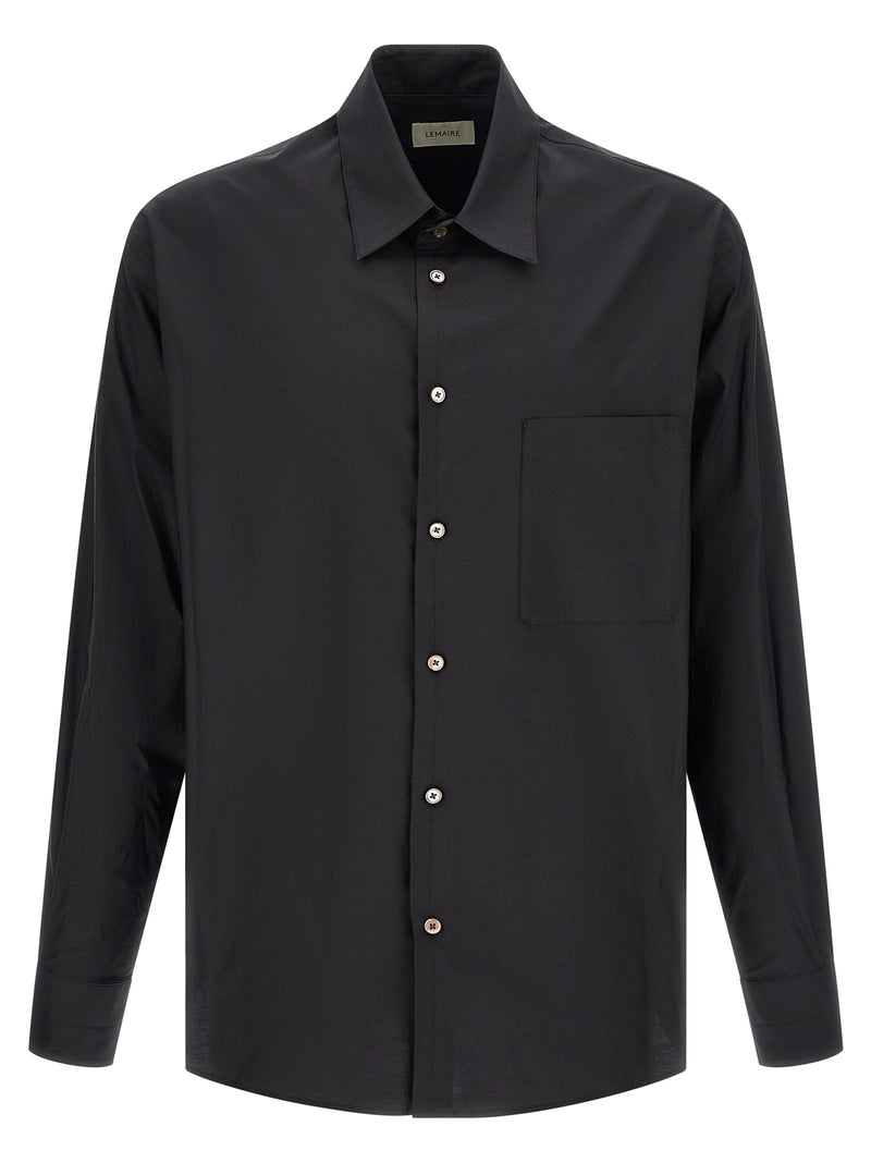 Lemaire Black Cotton Blouse