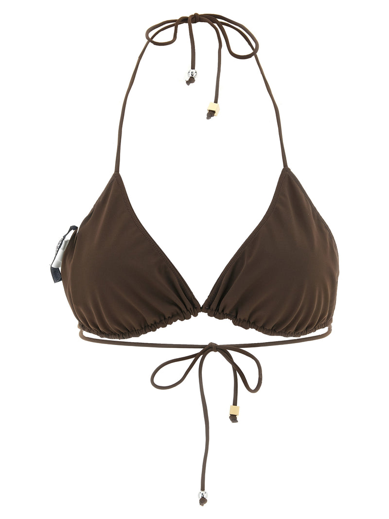 Jacquemus Brown Polyamide Bikini
