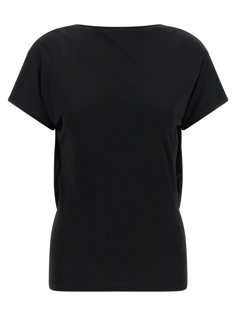 Jacquemus Black Viscose T-Shirt