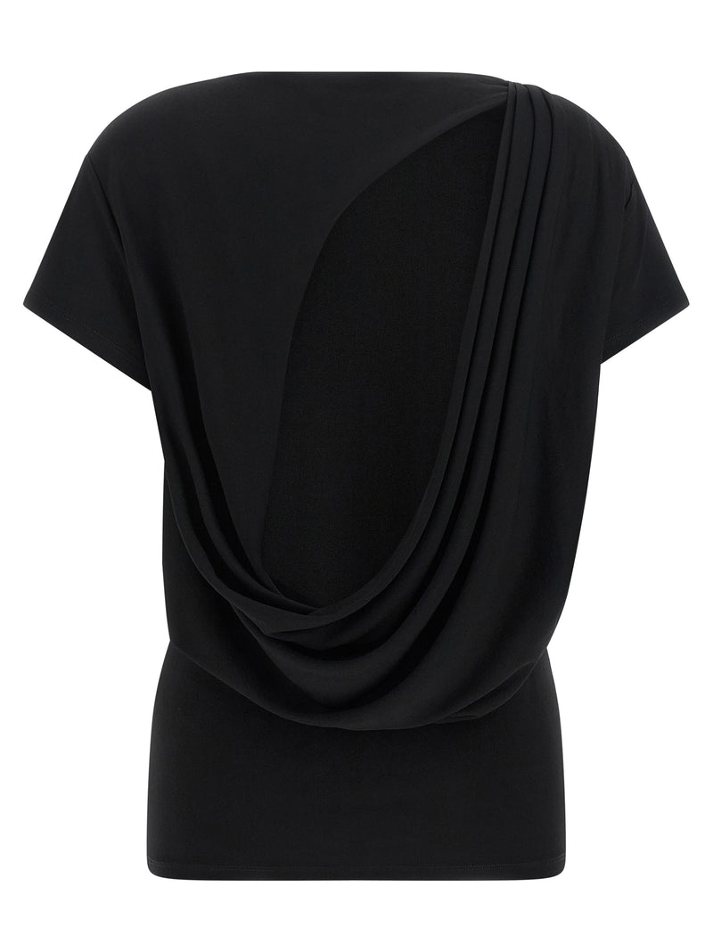 Jacquemus Black Viscose T-Shirt