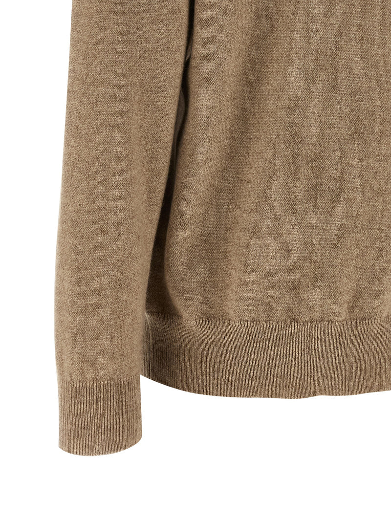 Brunello Cucinelli Beige Cashmere Cardigan