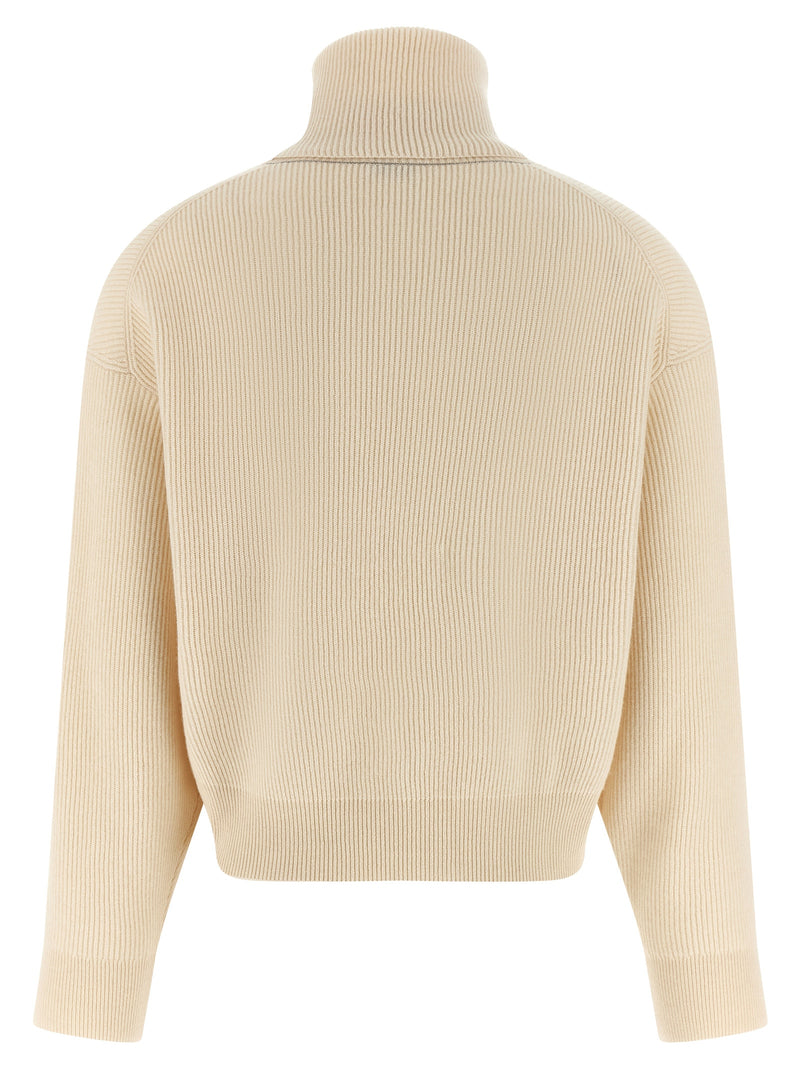 Brunello Cucinelli White Virgin Wool Cardigan