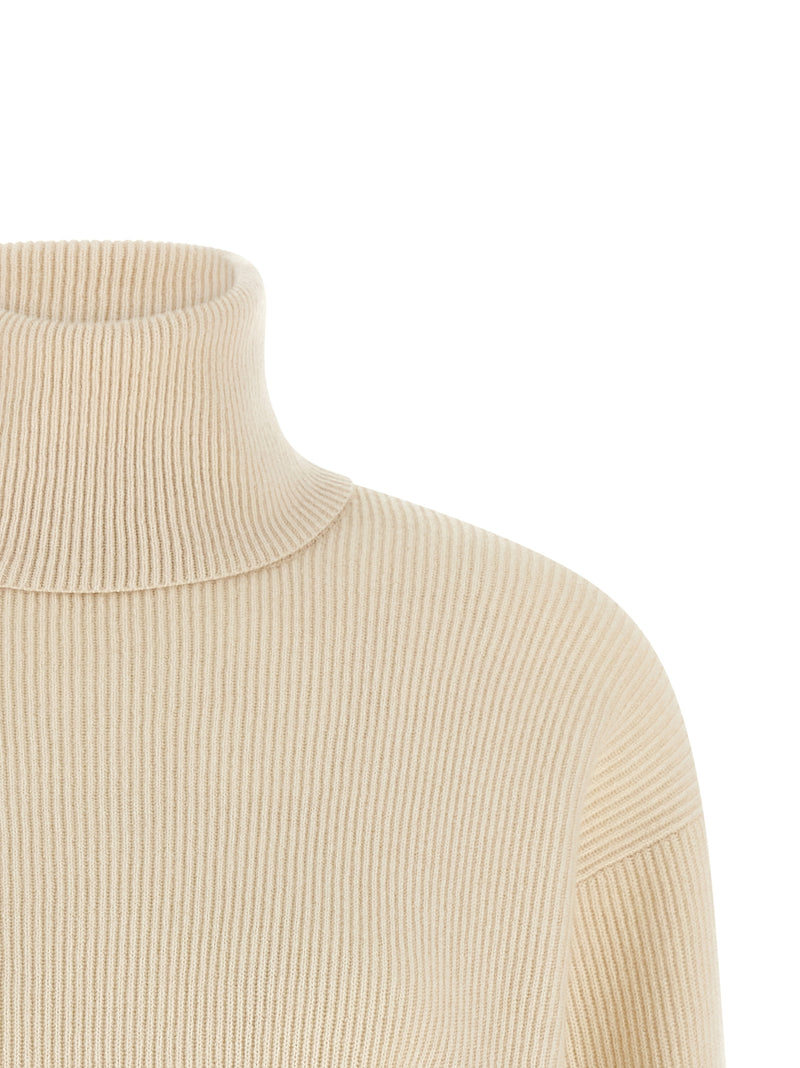 Brunello Cucinelli White Virgin Wool Cardigan