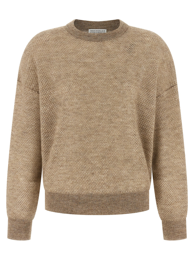 Brunello Cucinelli Beige Wool Cardigan