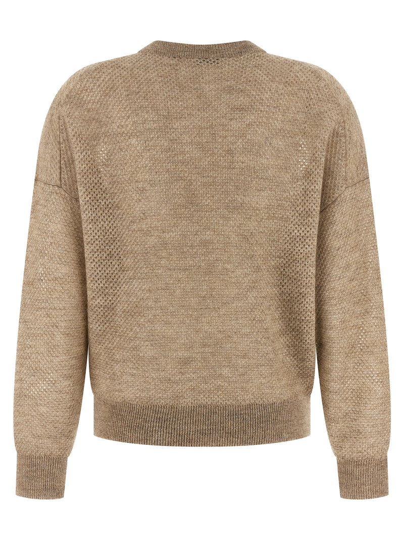 Brunello Cucinelli Beige Wool Cardigan