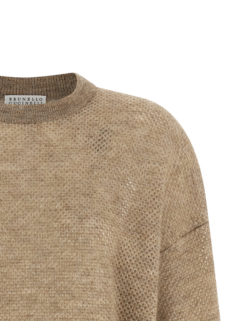 Brunello Cucinelli Beige Wool Cardigan