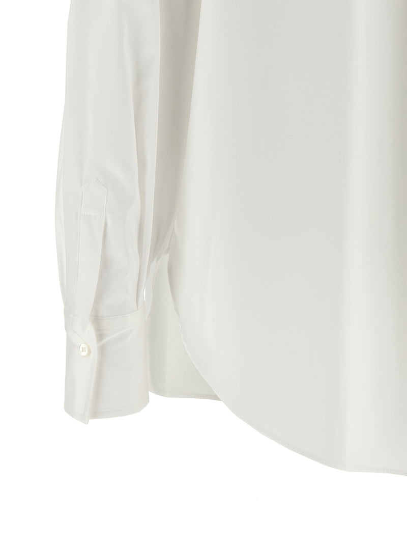 Brunello Cucinelli White Cotton Blouse