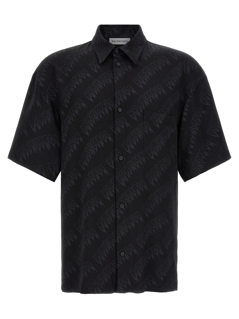 Balenciaga Black Viscose Blouse