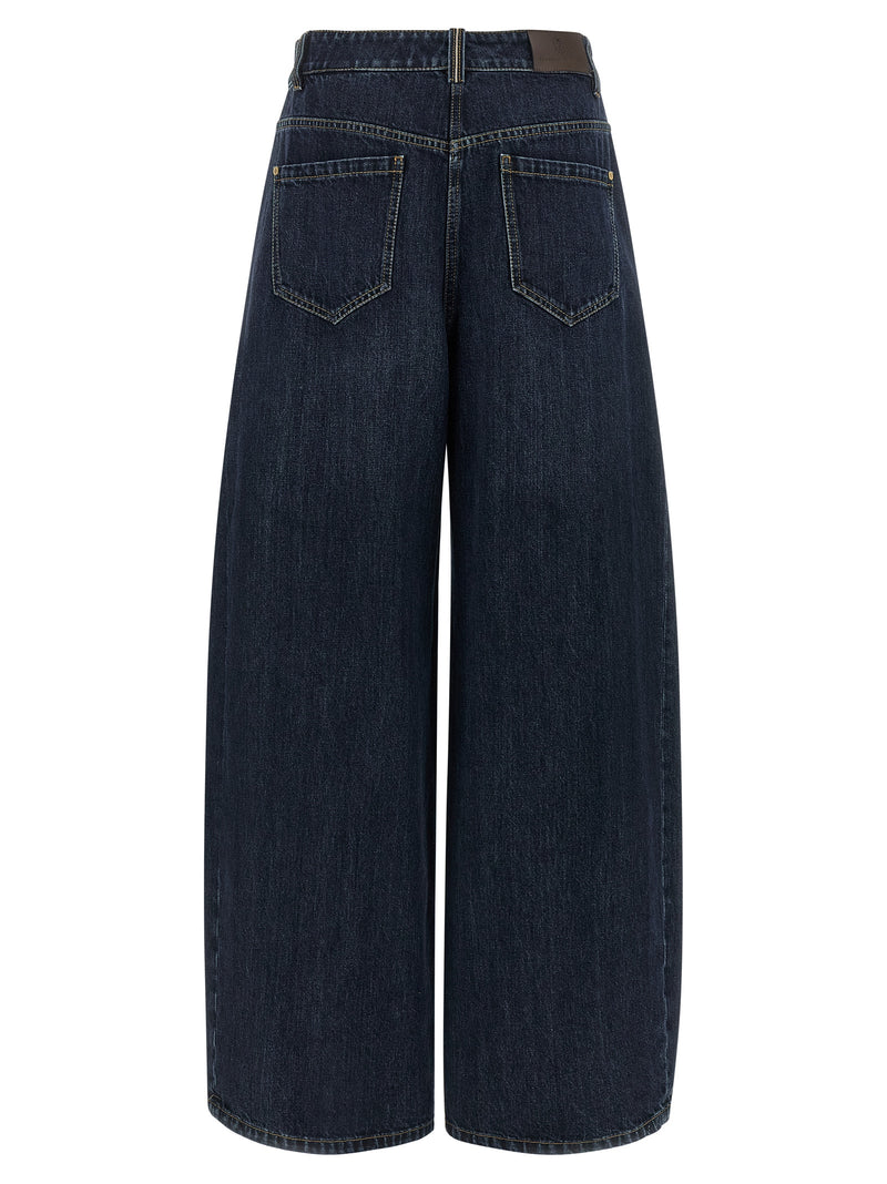Brunello Cucinelli Blue Cotton Jeans Denim