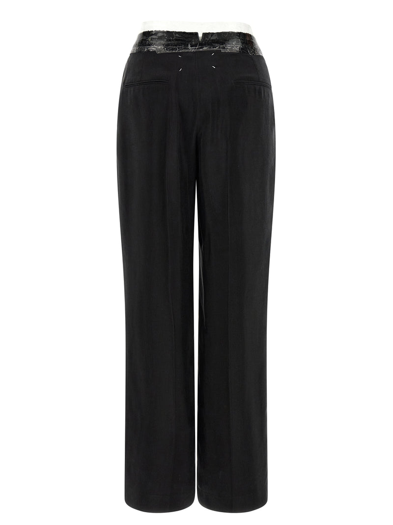 Maison Margiela Black Copper Casual Pants