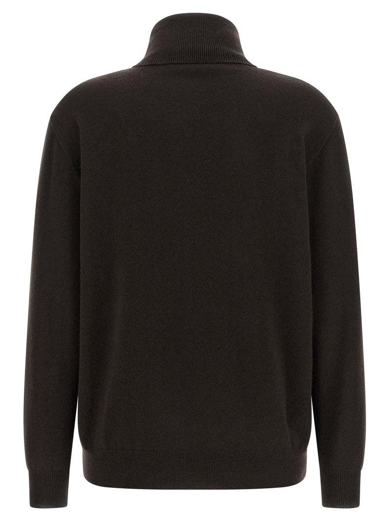 Brunello Cucinelli Brown Cashmere Cardigan