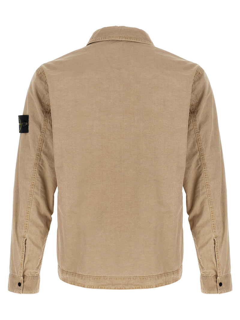 Stone Island Beige Cotton Blouse