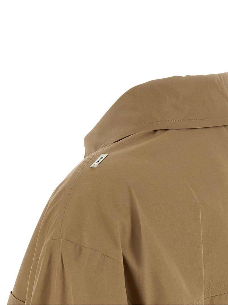 'S Max Mara Beige Cotton Blouse