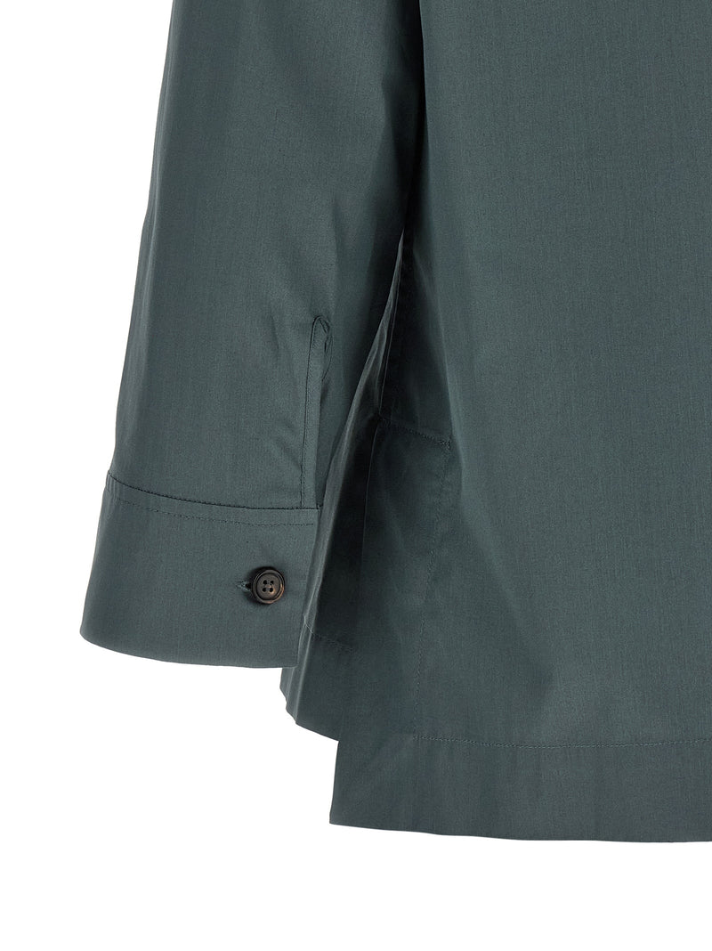 'S Max Mara Gray Cotton Blouse
