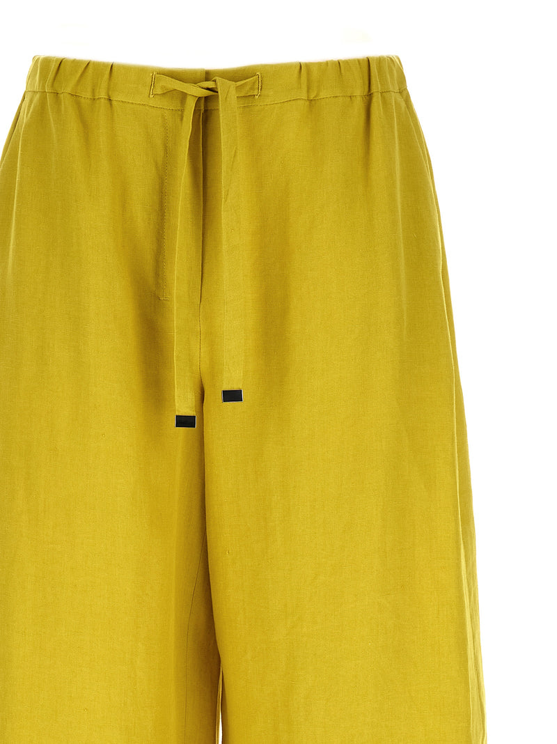 'S Max Mara Bicolor Linen Casual Pants