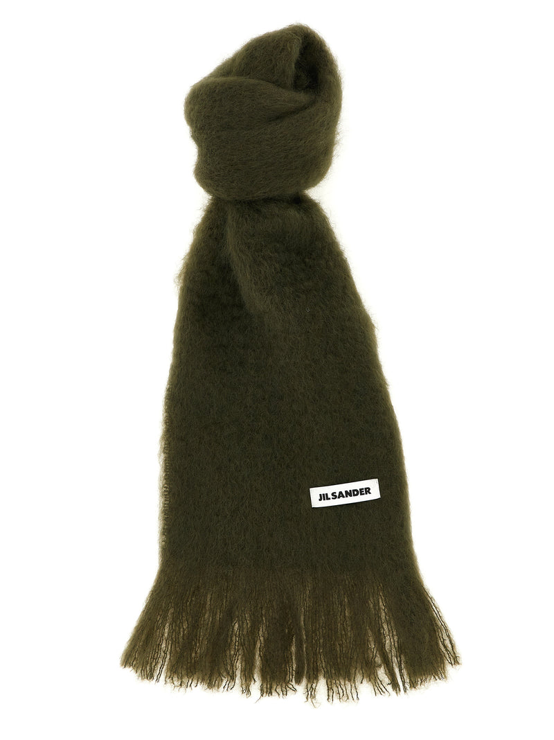 Jil Sander Bicolor Wool Scarf