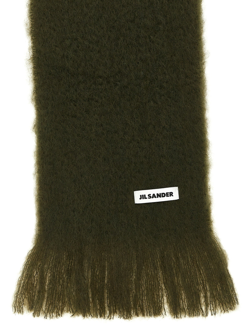 Jil Sander Bicolor Wool Scarf