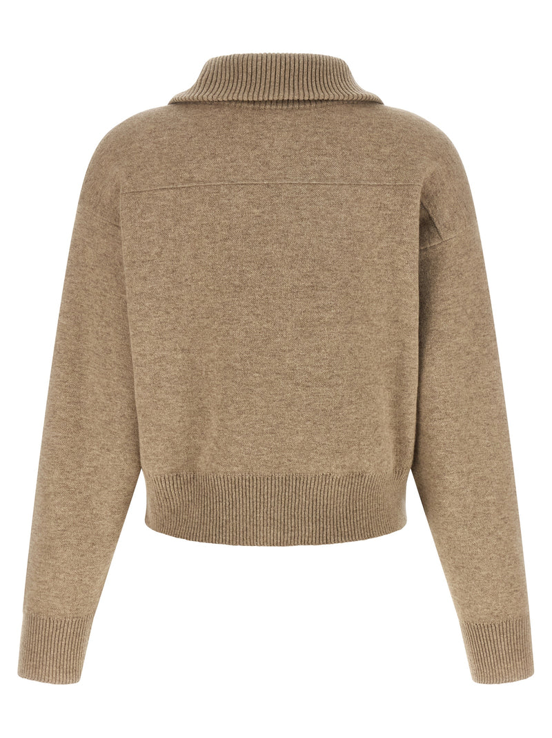 Brunello Cucinelli Beige Cashmere Cardigan