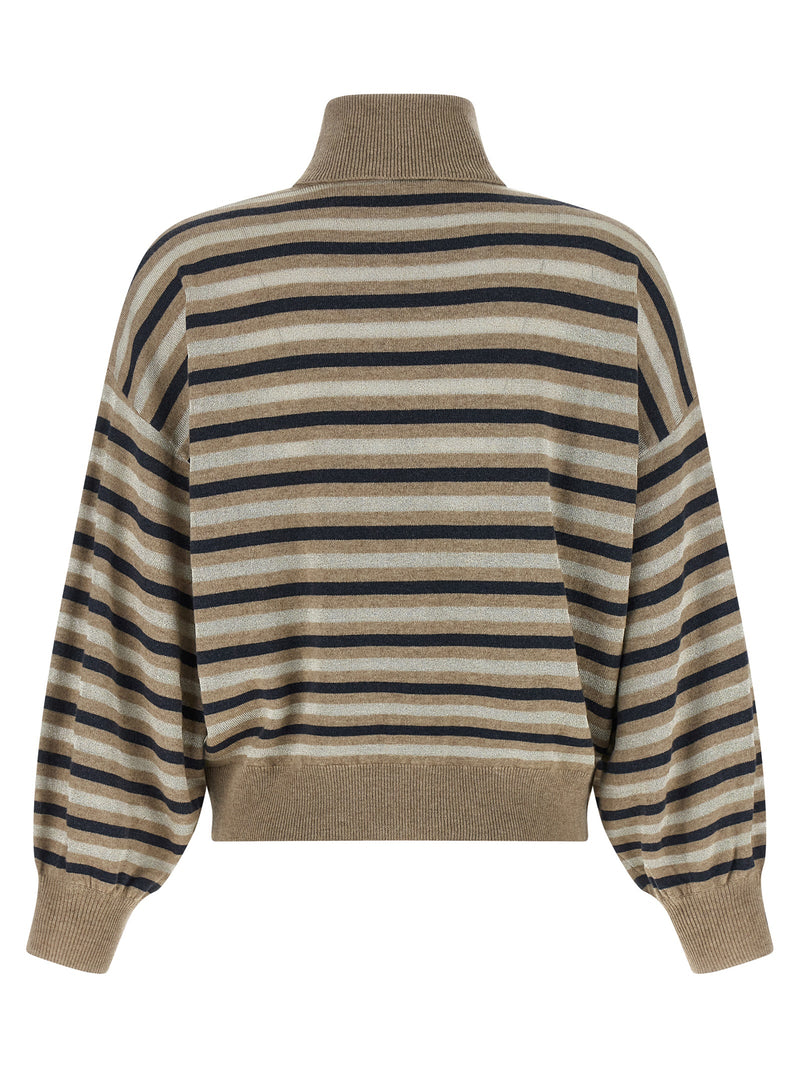Brunello Cucinelli Multicolor Virgin Wool Cardigan