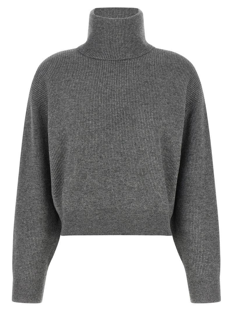 Brunello Cucinelli Gray Virgin Wool Cardigan