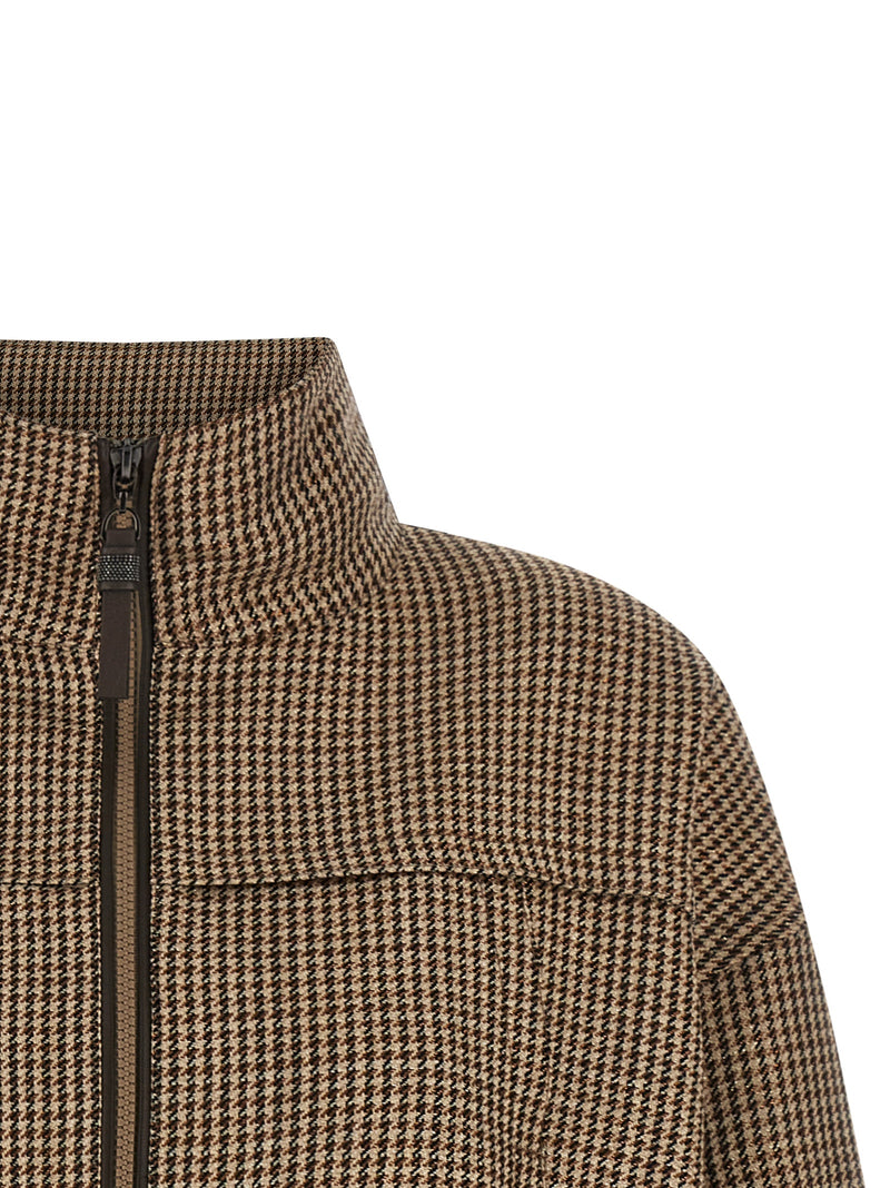 Brunello Cucinelli Brown Virgin Wool Jacket
