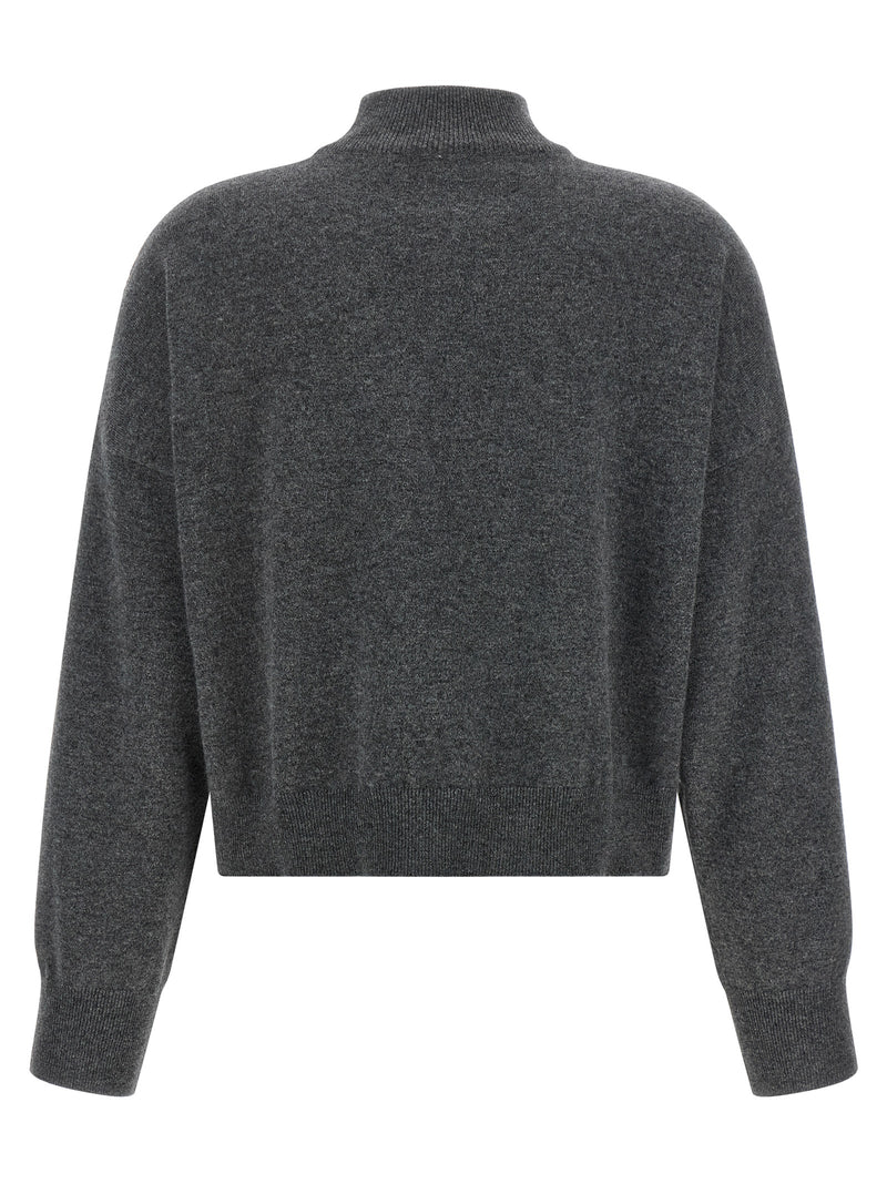 Brunello Cucinelli Gray Cashmere Cardigan