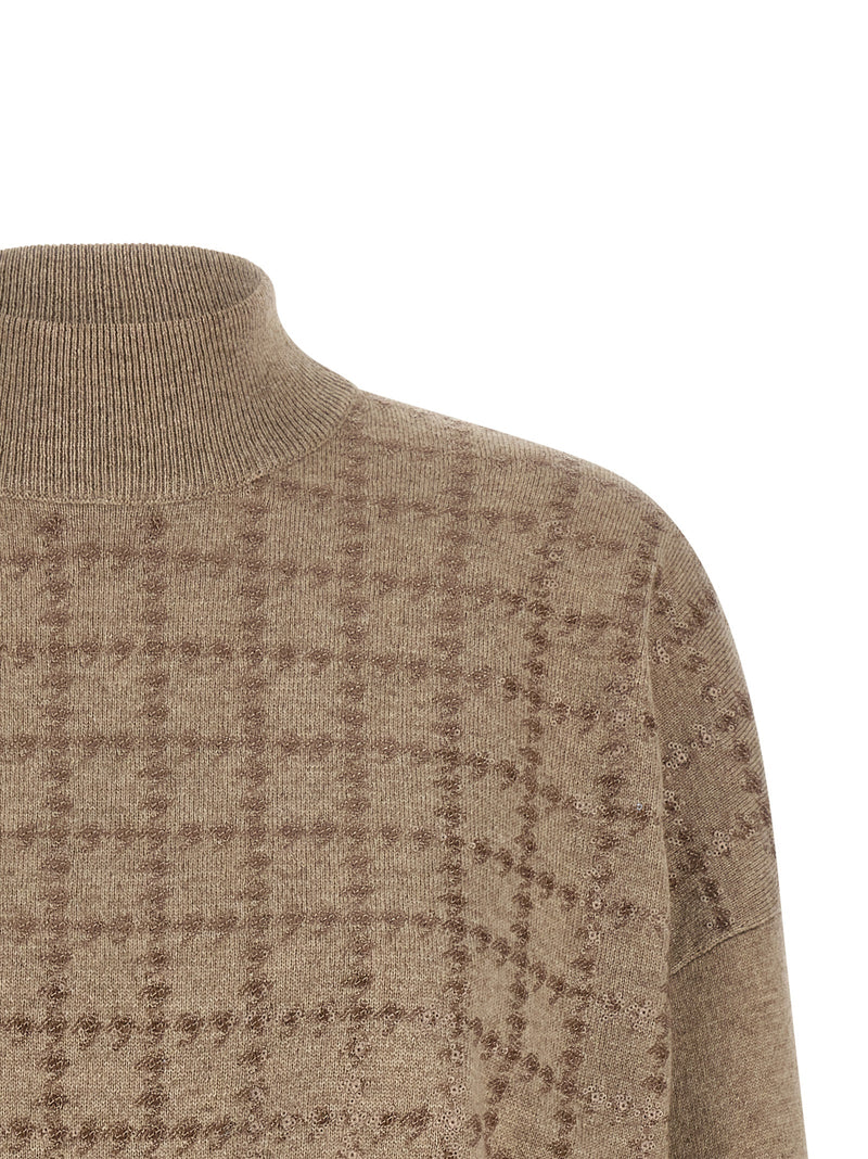 Brunello Cucinelli Beige Cashmere Cardigan