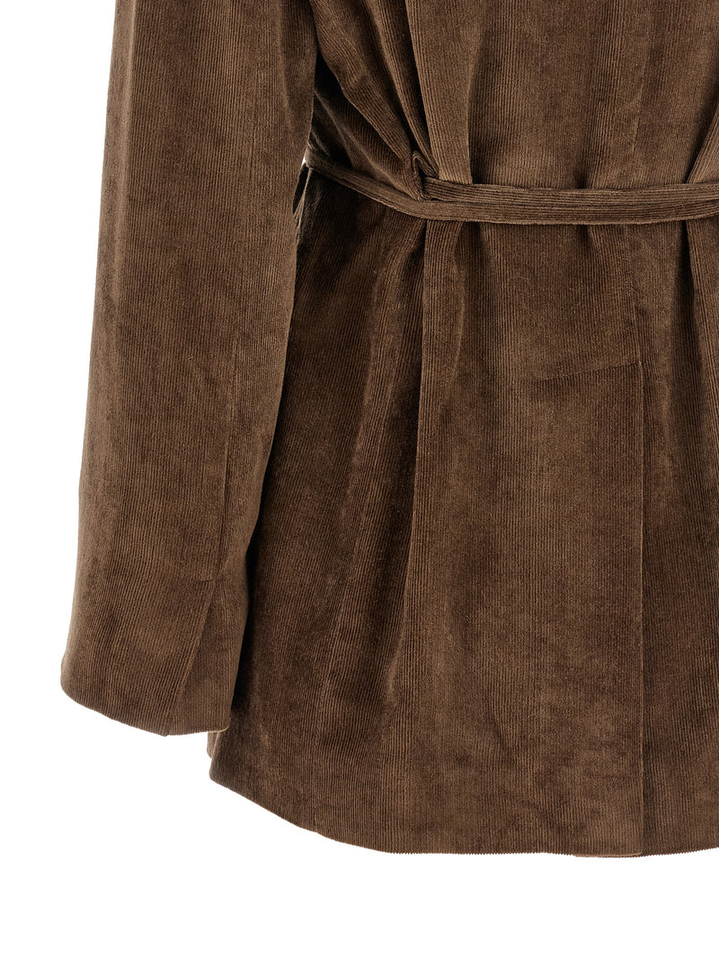 Brunello Cucinelli Brown Viscose Blazer