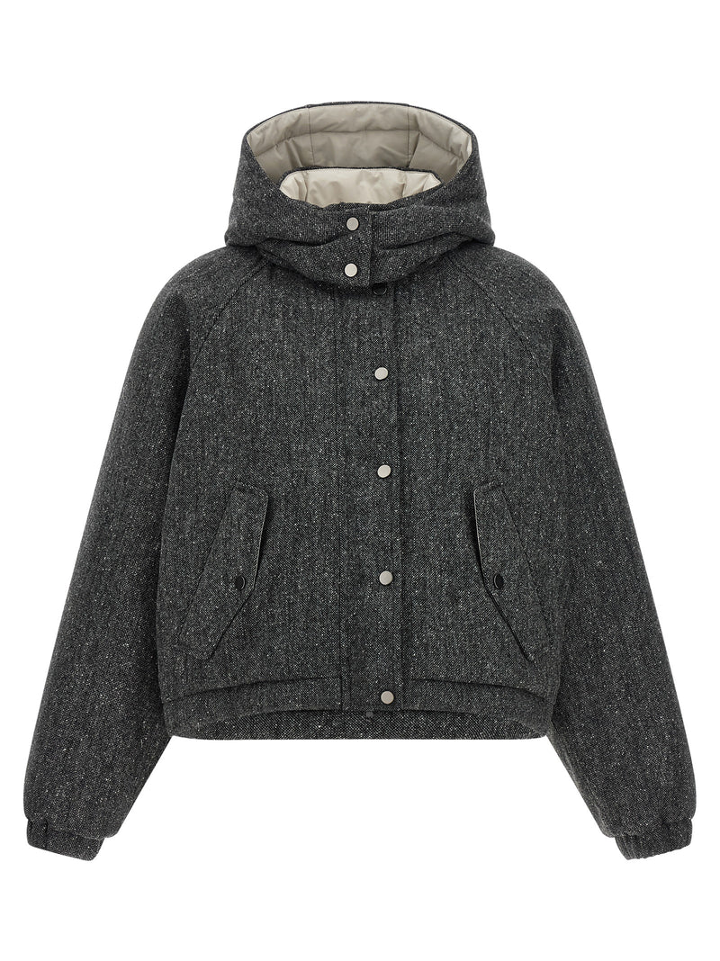 Brunello Cucinelli Gray Virgin Wool Jacket