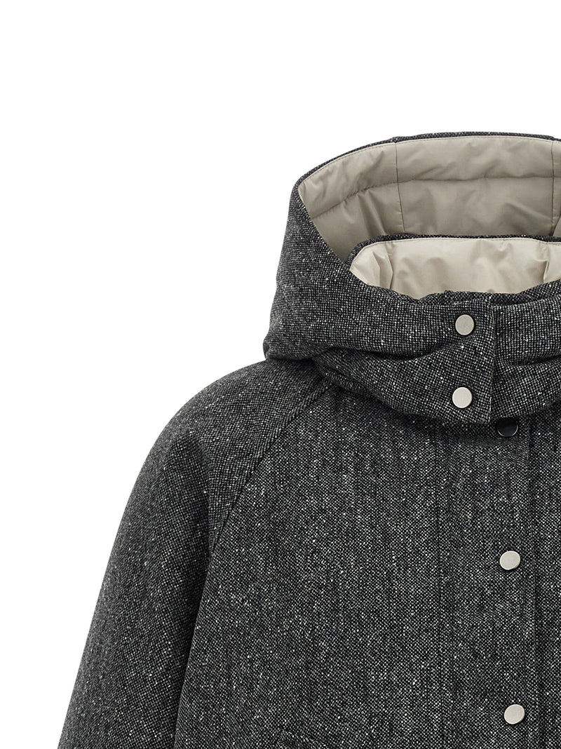Brunello Cucinelli Gray Virgin Wool Jacket