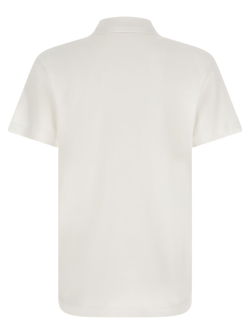 Versace White Cotton Polo Shirt