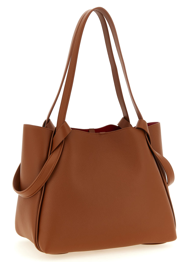 Christian Louboutin Brown Calfskin Tote Bag
