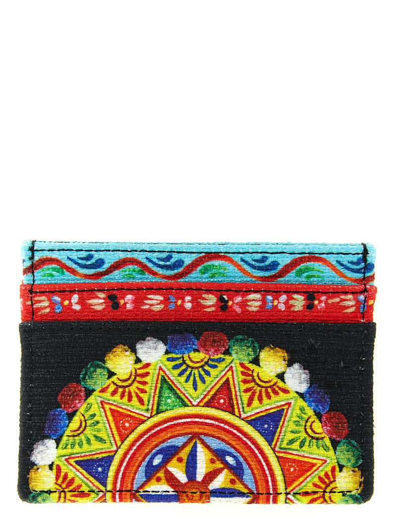 Dolce & Gabbana Multicolor Cotton Cardholder