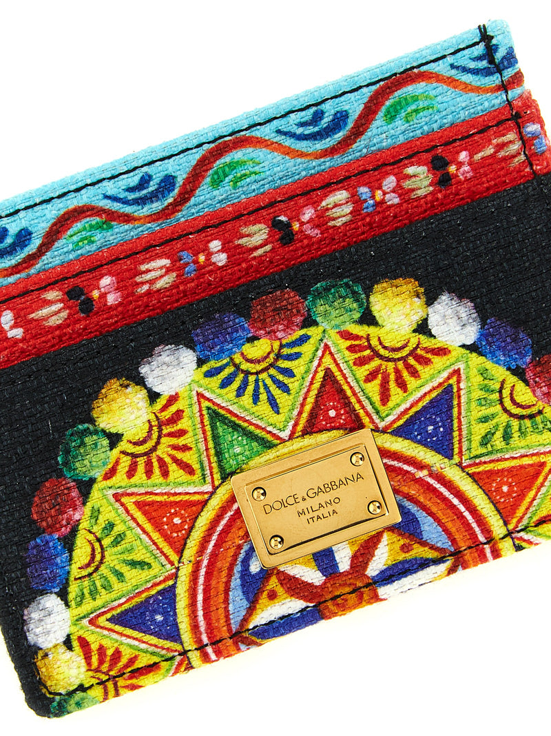 Dolce & Gabbana Multicolor Cotton Cardholder