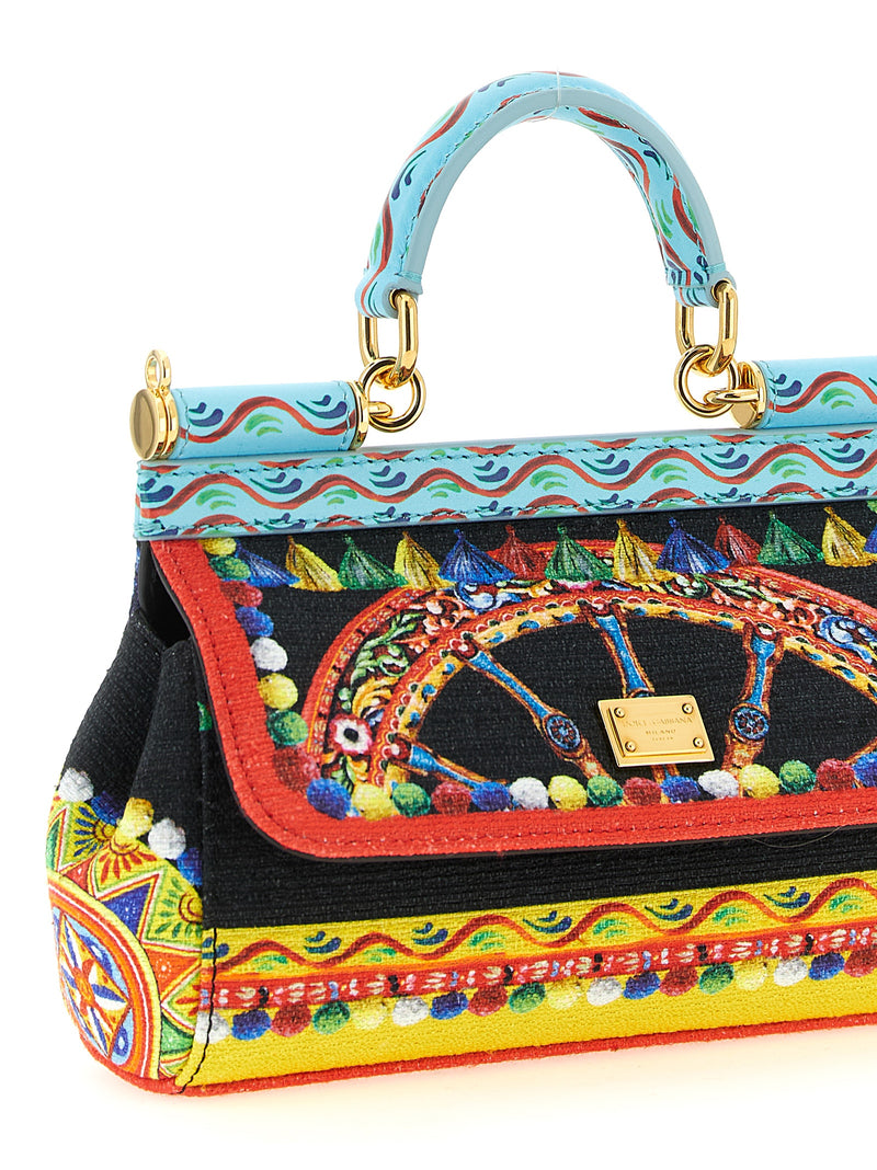 Dolce & Gabbana Multicolor Cotton Handbag
