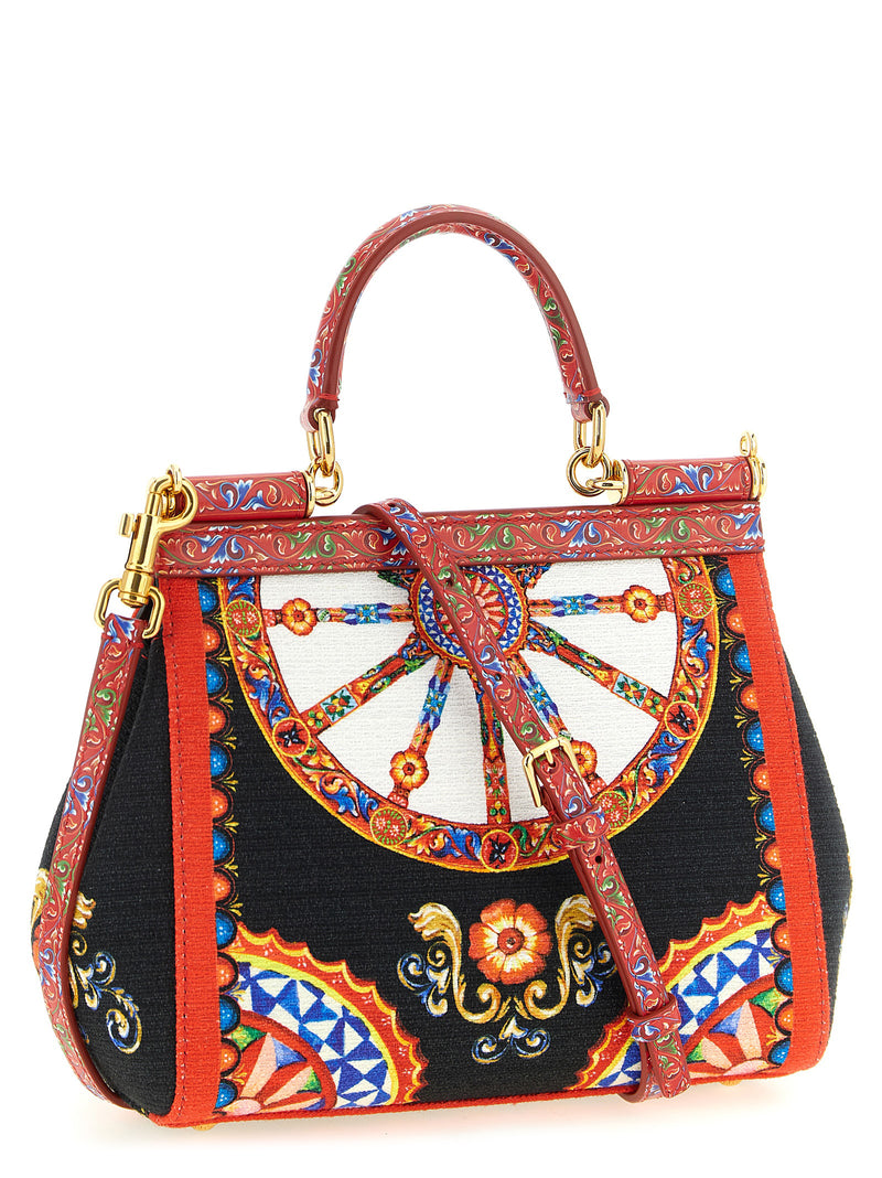 Dolce & Gabbana Multicolor Cotton Handbag