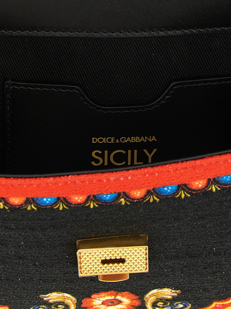 Dolce & Gabbana Multicolor Cotton Handbag