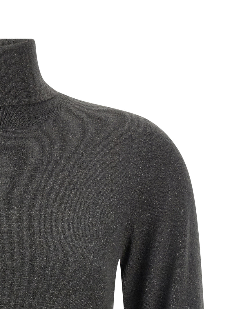 Brunello Cucinelli Gray Cashmere Cardigan