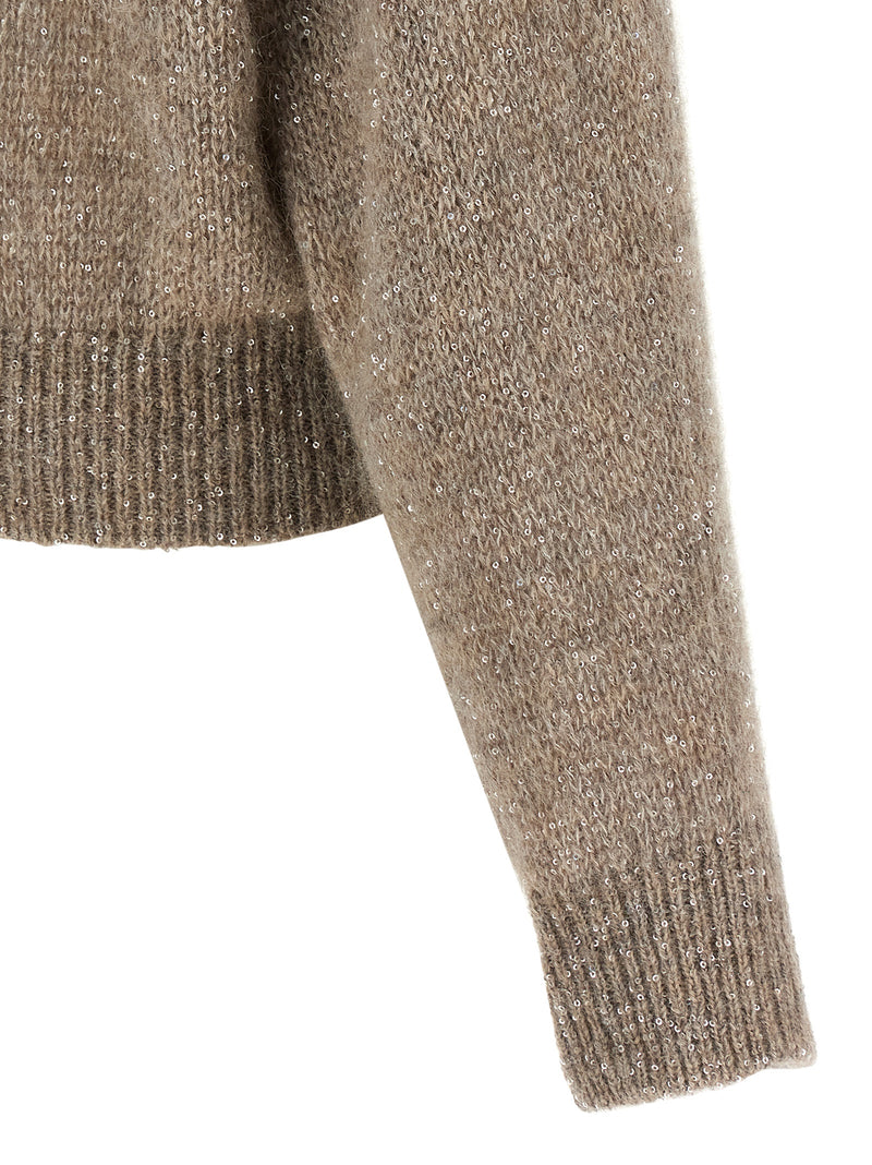 Brunello Cucinelli Beige Polyamide Cardigan