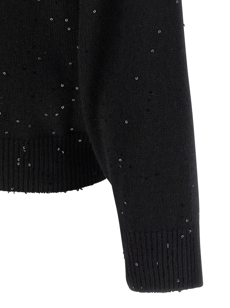 Brunello Cucinelli Black Cashmere Cardigan