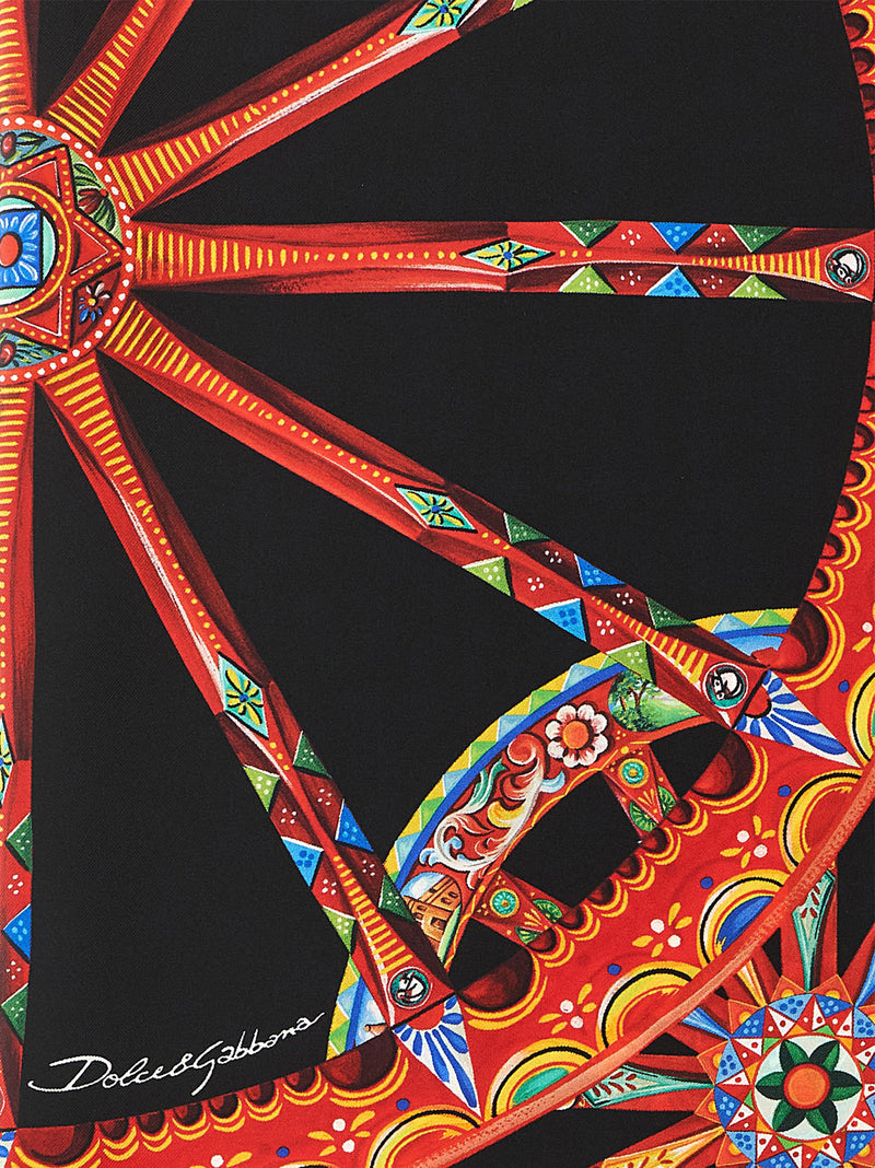 Dolce & Gabbana Multicolor Silk Scarf