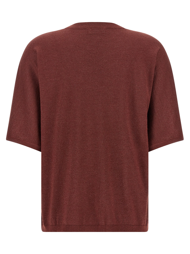 Brunello Cucinelli Bordeaux Cashmere Cardigan